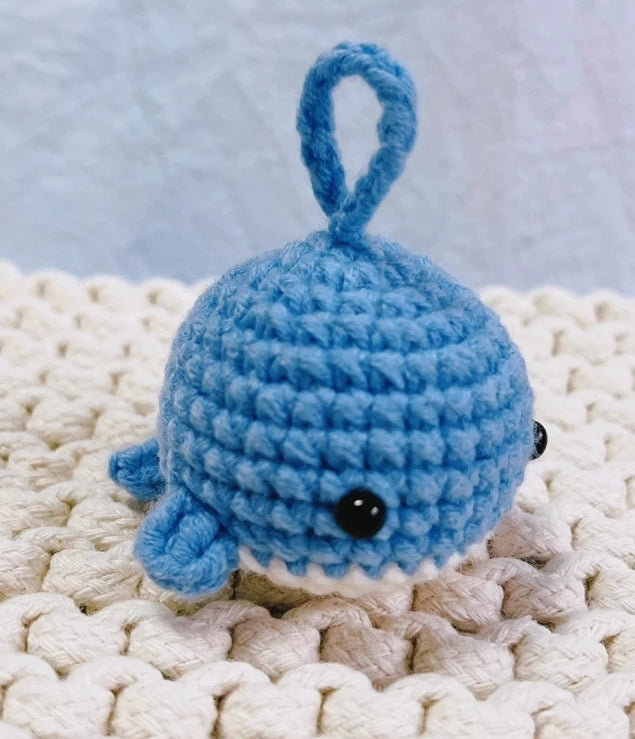 Whale Crochet Pattern--Amigurumi whale crochet pattern--beginner crochet tutorial--sea animals pattern--crochet animal plush pattern