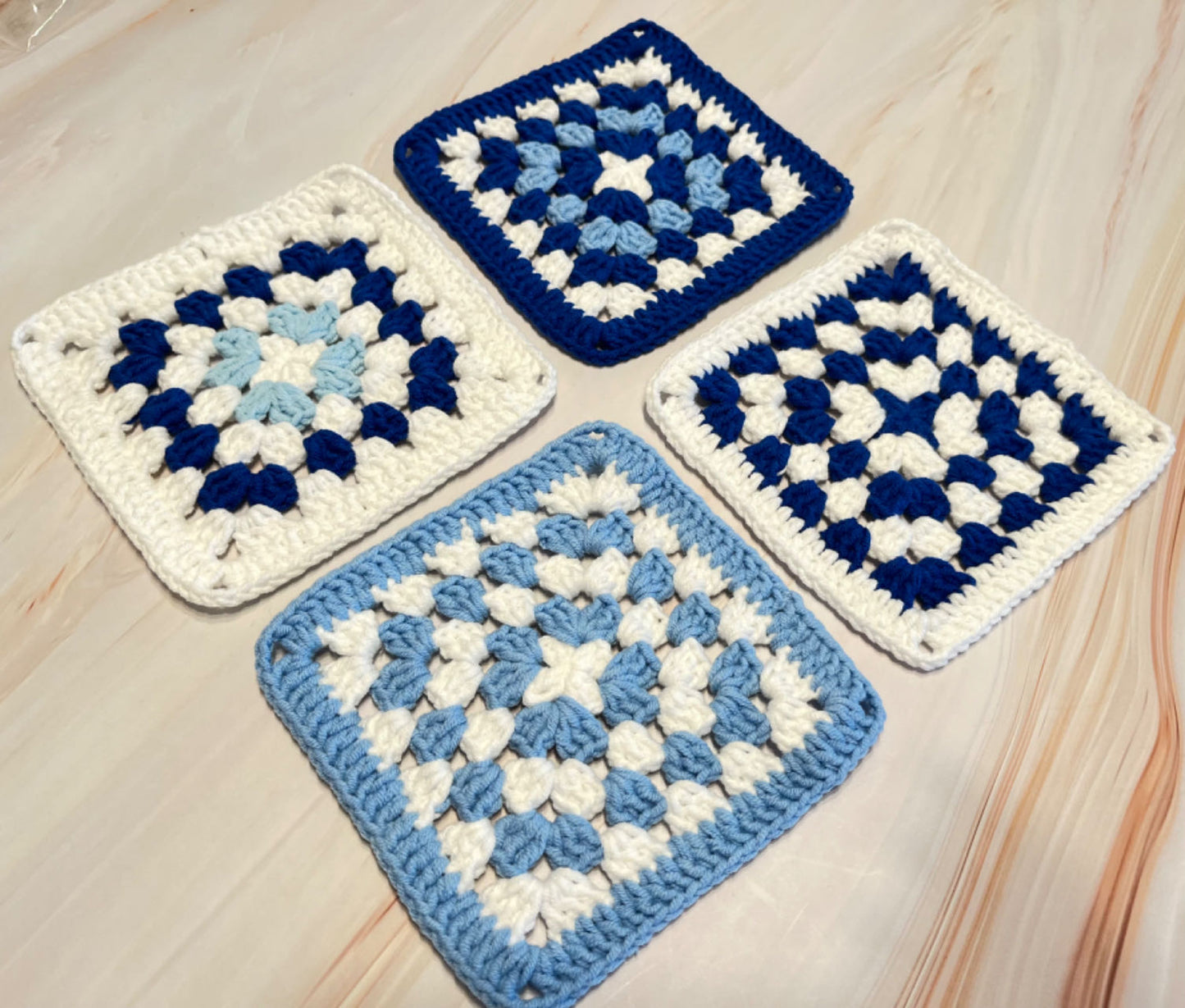 Classic Granny Square Crochet patternII--Granny square bag--Granny square blanket