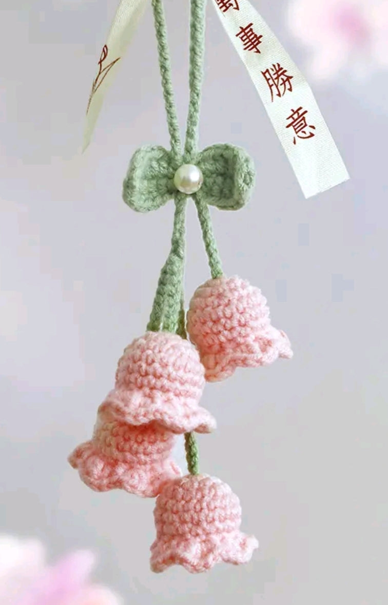 Flower Decor Crochet Patterns bundle 2 in 1-Lily of the Valley crochet pattern-Sunflower Crochet Pattern-Flower hanging decor