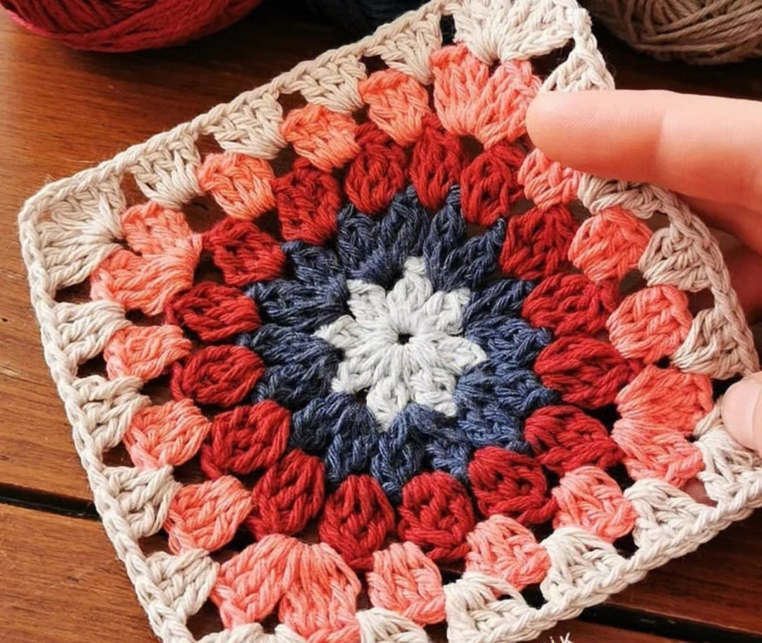 Classic Granny Square Crochet pattern--Granny square bag--Granny square blanket