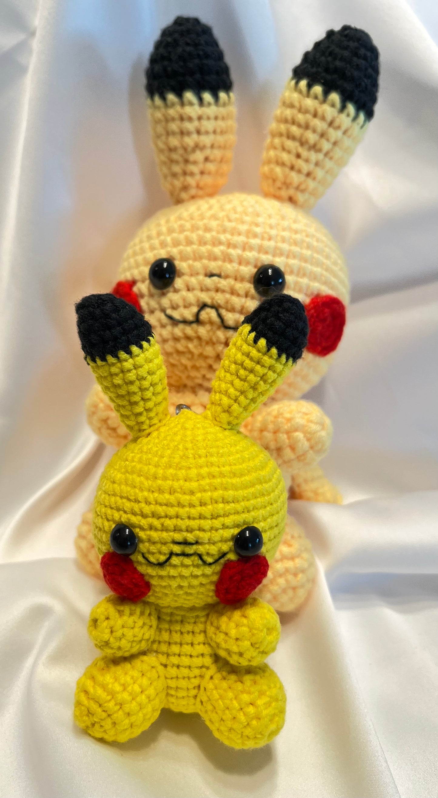 Amigurumi Crochet pattern bundle 2 in 1--Pikachu Crochet pattern--Bear doll Crochet Pattern--Amigurumi tutorial PDF in English