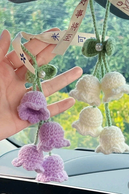 Flower Decor Crochet Patterns bundle 2 in 1-Lily of the Valley crochet pattern-Sunflower Crochet Pattern-Flower hanging decor