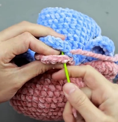 Reversible Octopus crochet pattern--amigurumi crochet pattern