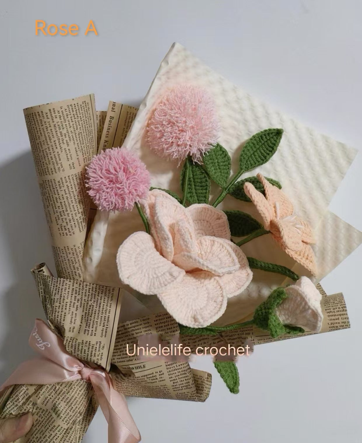 Crochet Flowers Bouquet, Handmade Gift, Rose, Tulip, Dandelion, Christmas gift, Home Decor, Finished Product, Birthday, Girlfriend, Mom, Grandma, Gift For Her, Graduation