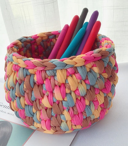 Storage Basket Crochet Pattern---Easy Crochet Pattern Tutorial---Handmade basket---English PDF Pattern---chunky basket pattern