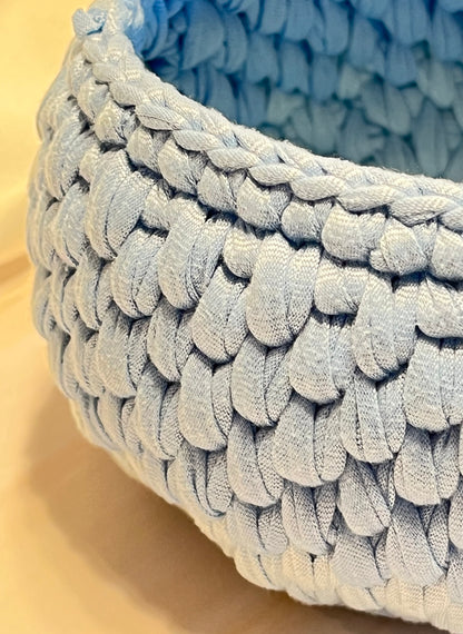 Crocheted Storage Basket, Handmade gift