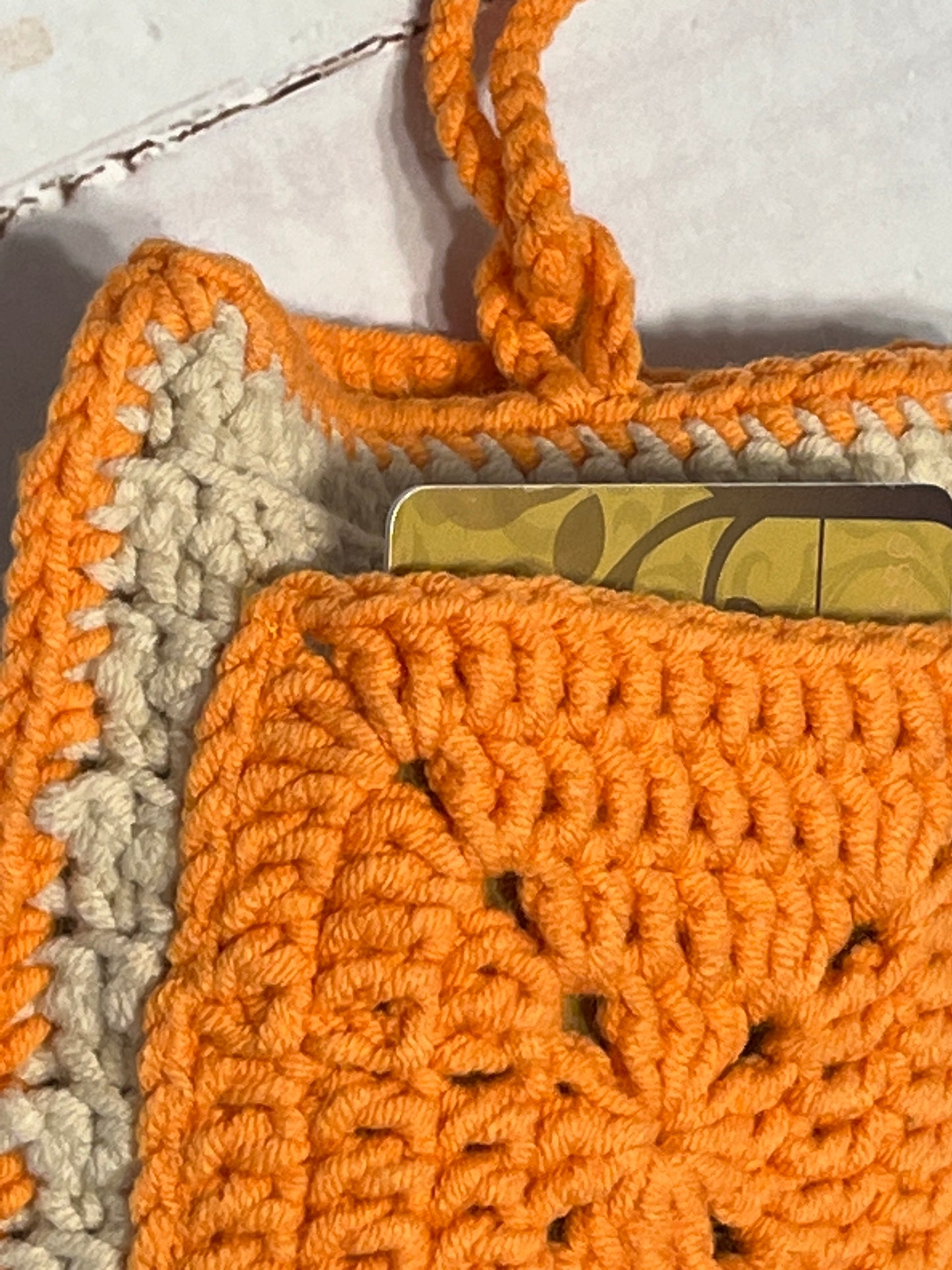 Crochet Headphone Bag, Accessory Small Purse, Change pouch, handmade gift