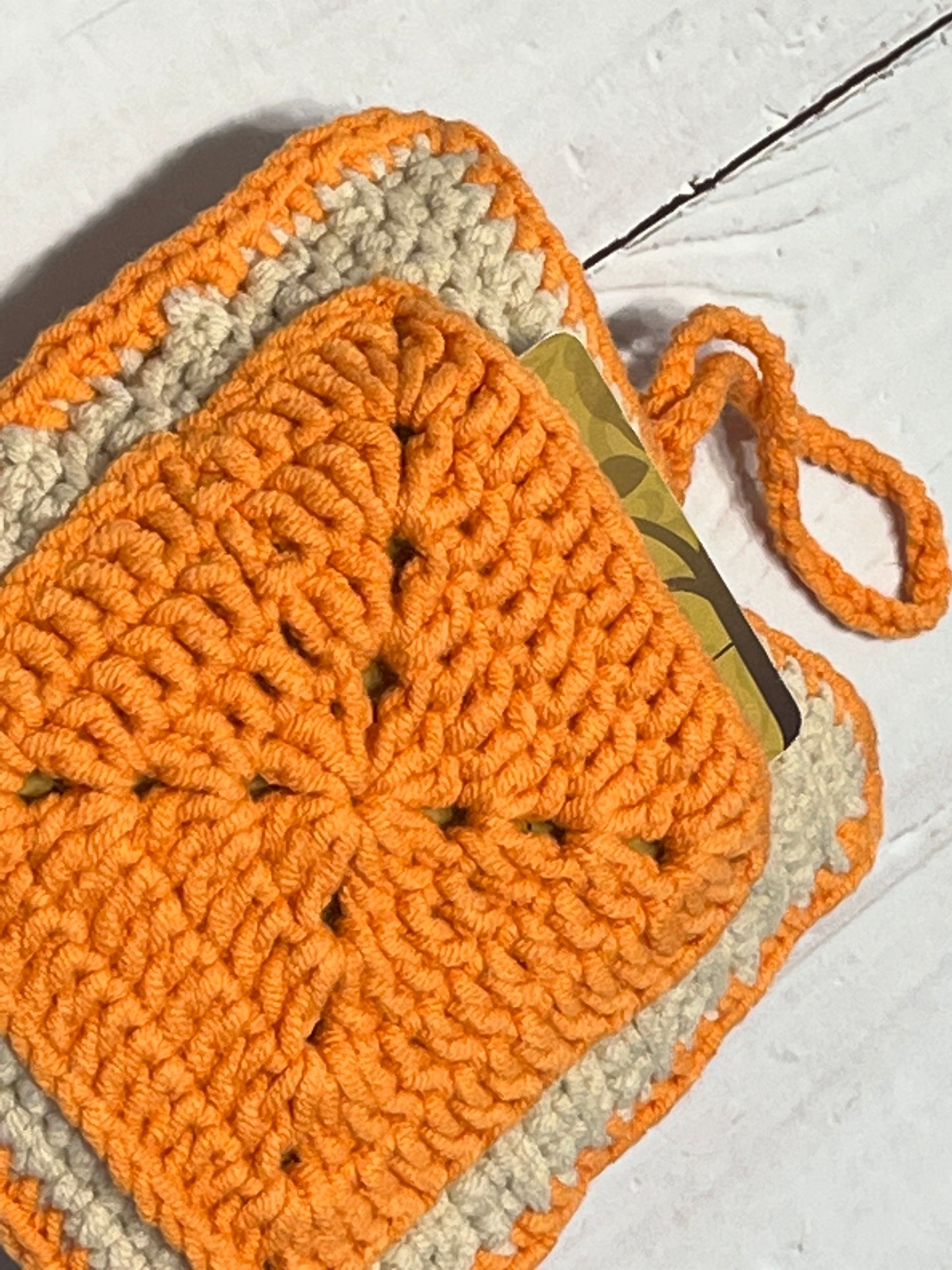 Crochet Headphone Bag, Accessory Small Purse, Change pouch, handmade gift