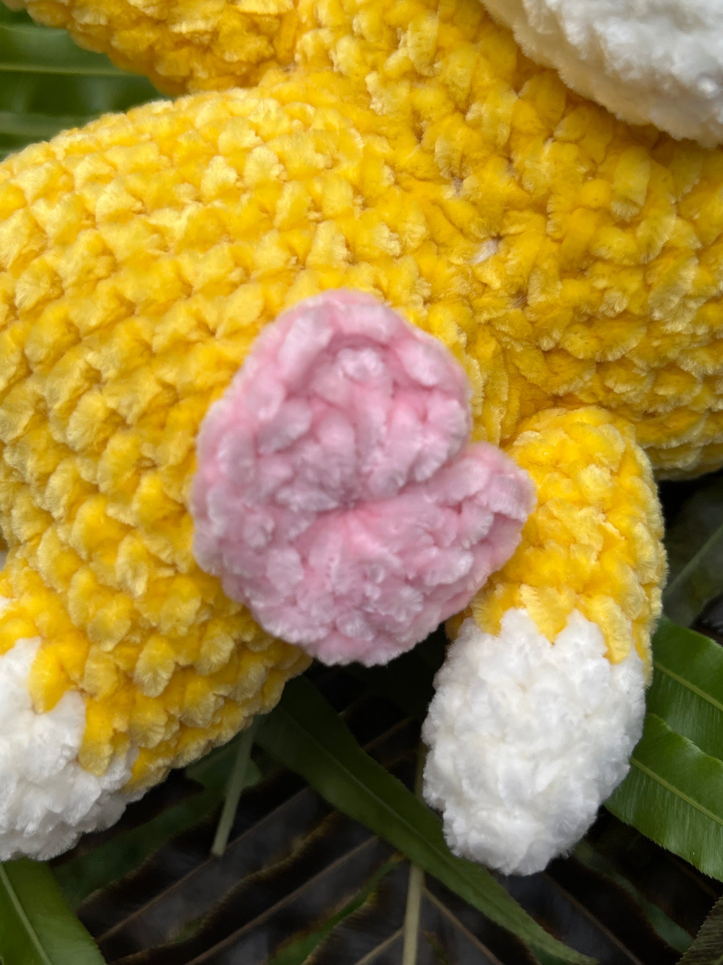 Small Yellow crochet cow, Farm animal toy, Handmade gift