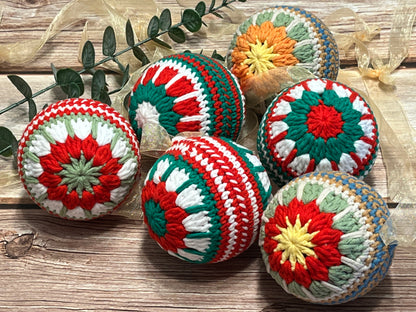 Christmas Ball crochet pattern, crochet Christmas Ball Decorations pattern