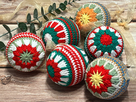 Christmas Ball crochet pattern, crochet Christmas Ball Decorations pattern
