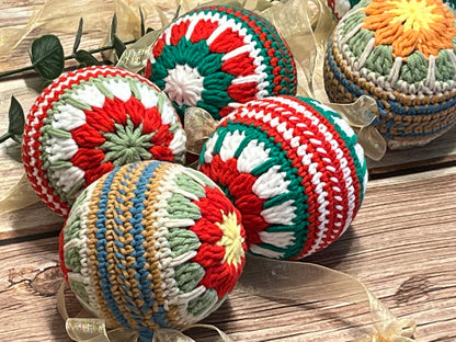 Christmas Ball crochet pattern, crochet Christmas Ball Decorations pattern