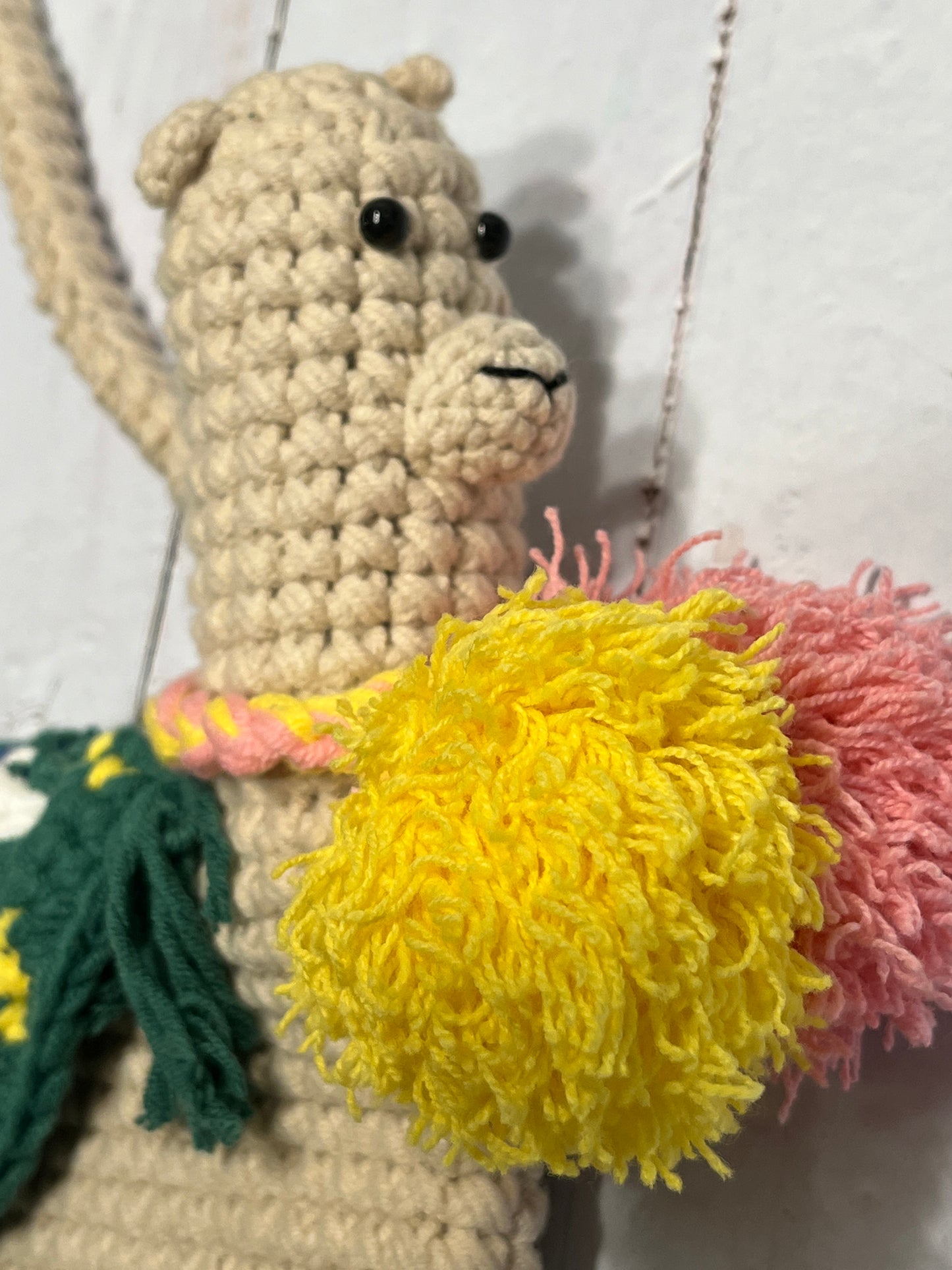 Alpaca crossbody crochet bag, Animal bag, handmade gifts
