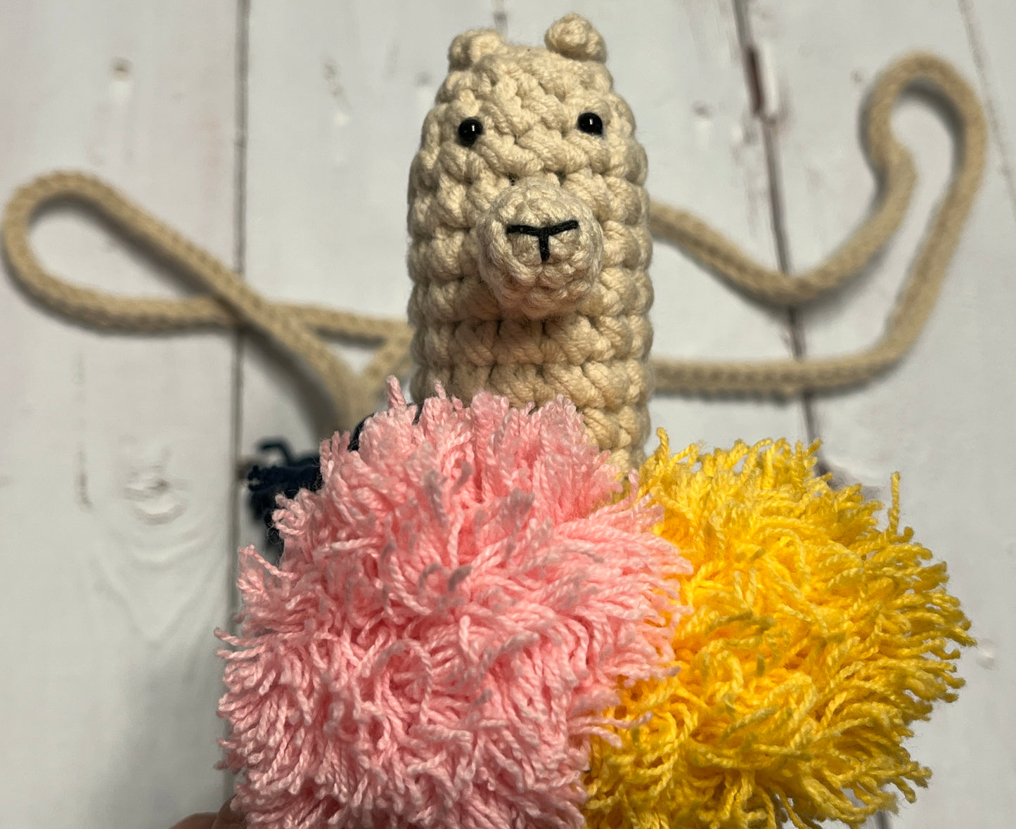Alpaca crossbody crochet bag, Animal bag, handmade gifts