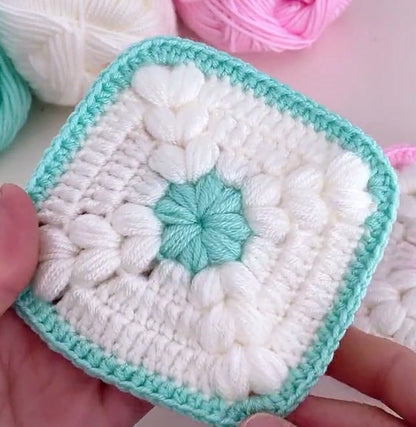 Classic Granny Square Crochet pattern III--Granny square bag--Granny square blanket