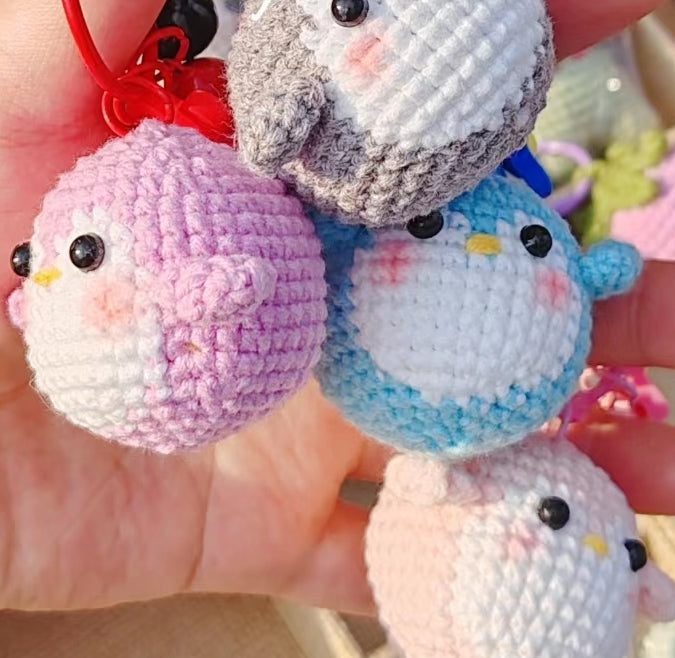 Small Penguin decoration crochet pattern--Crochet animal
