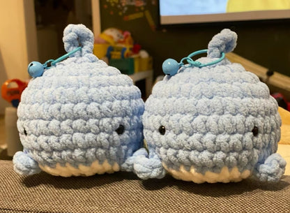 Cute Whale car hanging, Whale crochet Keychain, handmade gift