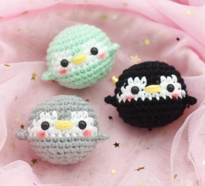 Small Penguin decoration crochet pattern--Crochet animal