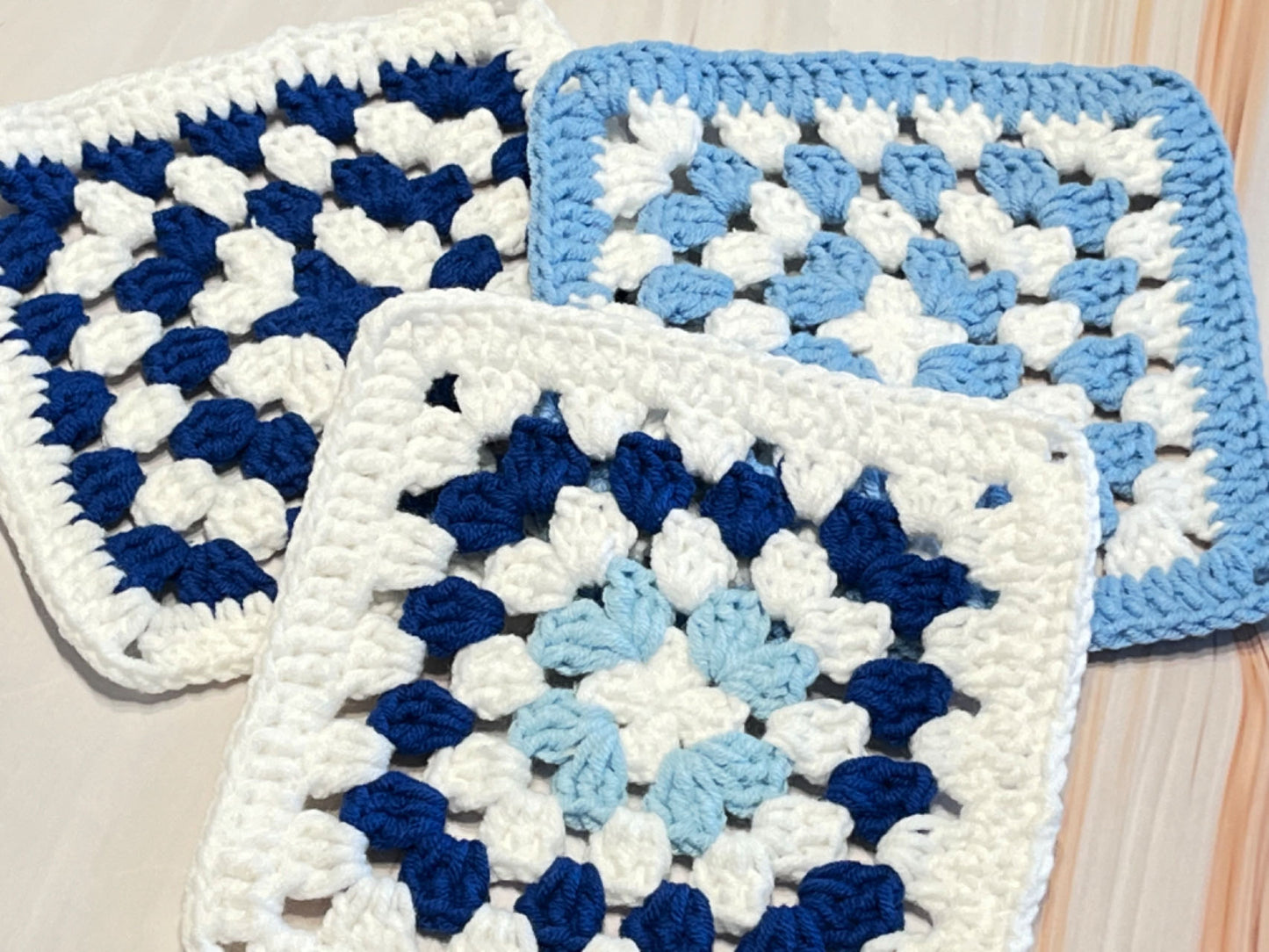 Classic Granny Square Crochet patternII--Granny square bag--Granny square blanket