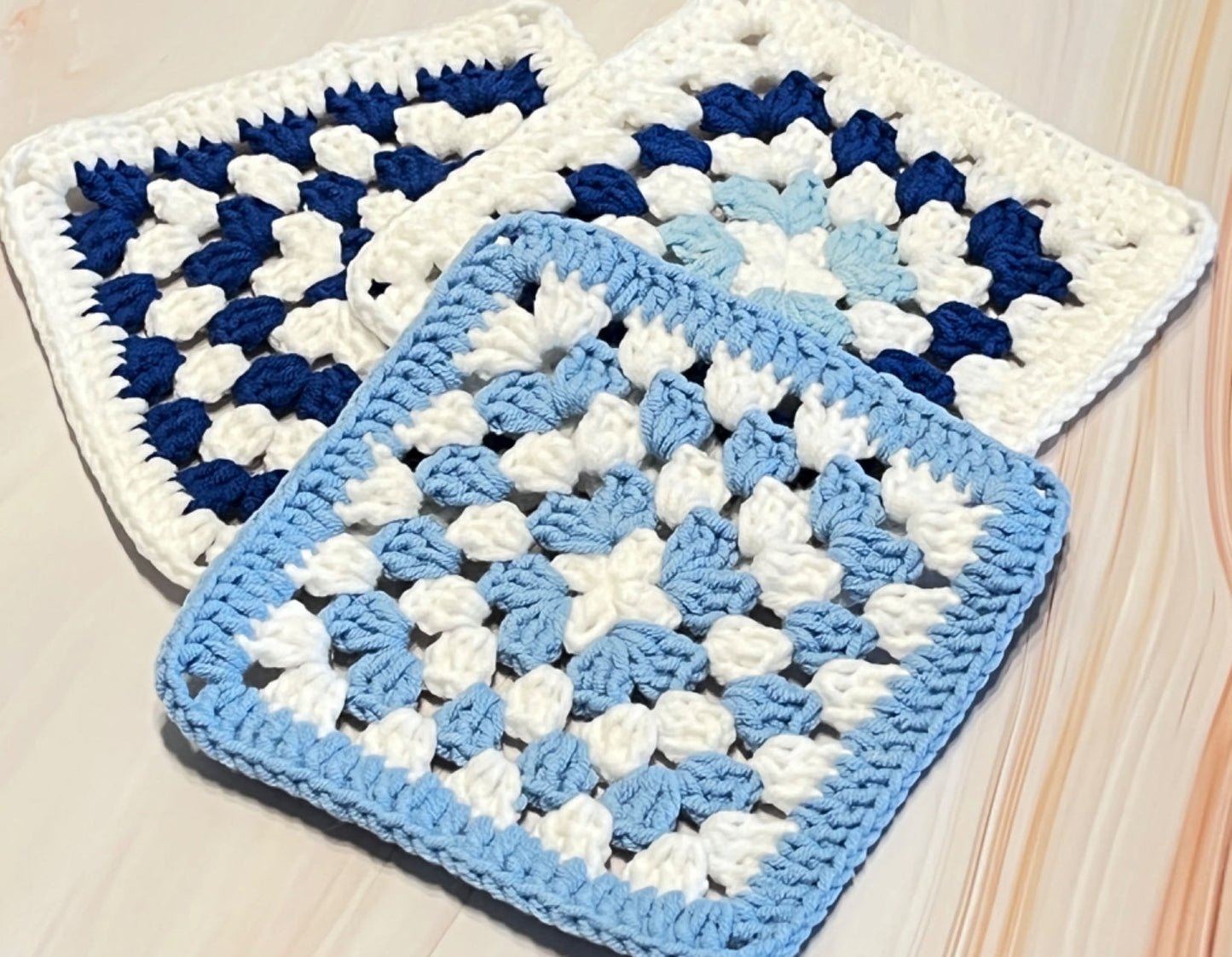 Classic Granny Square Crochet patternII--Granny square bag--Granny square blanket