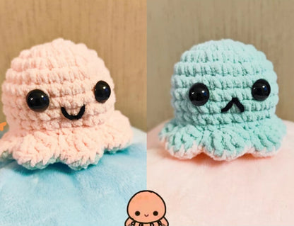 Reversible Octopus crochet pattern--amigurumi crochet pattern