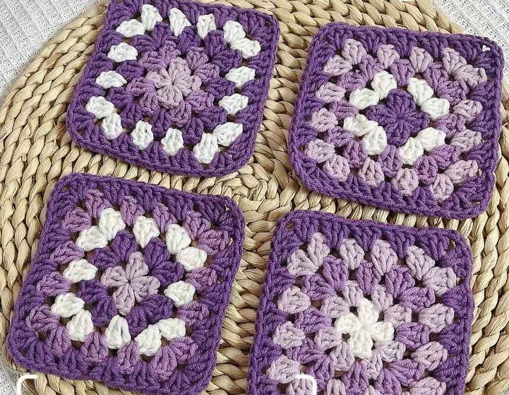 Classic Granny Square Crochet patternII--Granny square bag--Granny square blanket