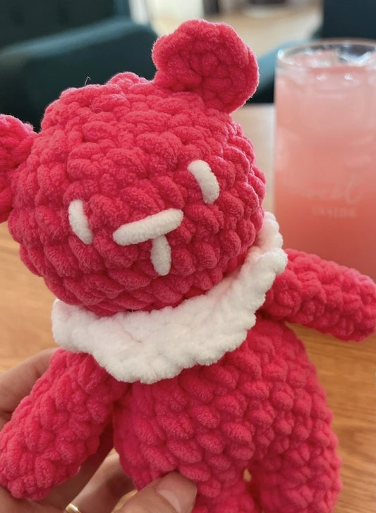 Crochet Teddy Bear, animal toy, cute bear toy, handmade gift