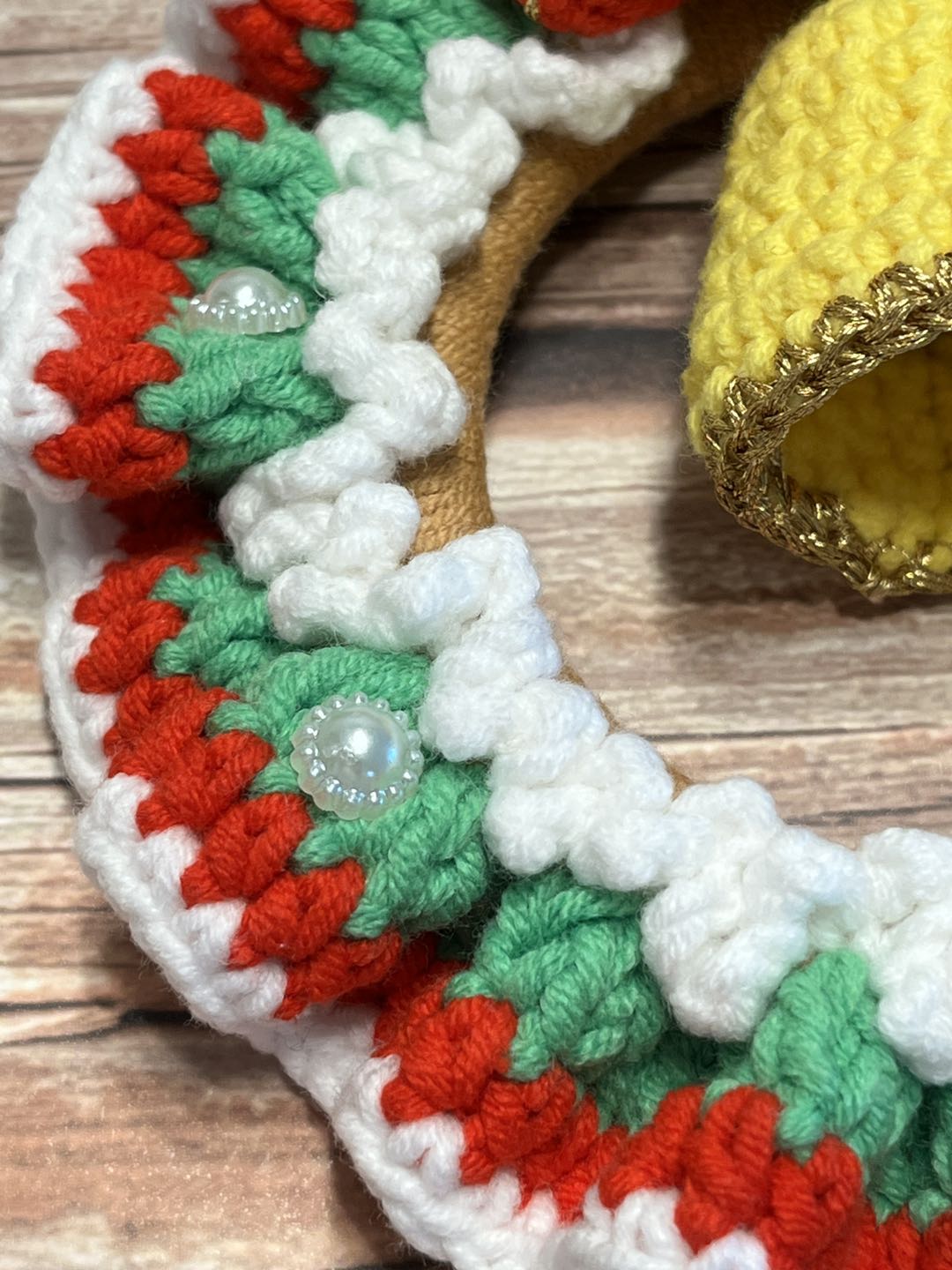 Christmas crochet hanger, Christmas crochet wreath, crochet Christmas Decorations, Christmas gifts