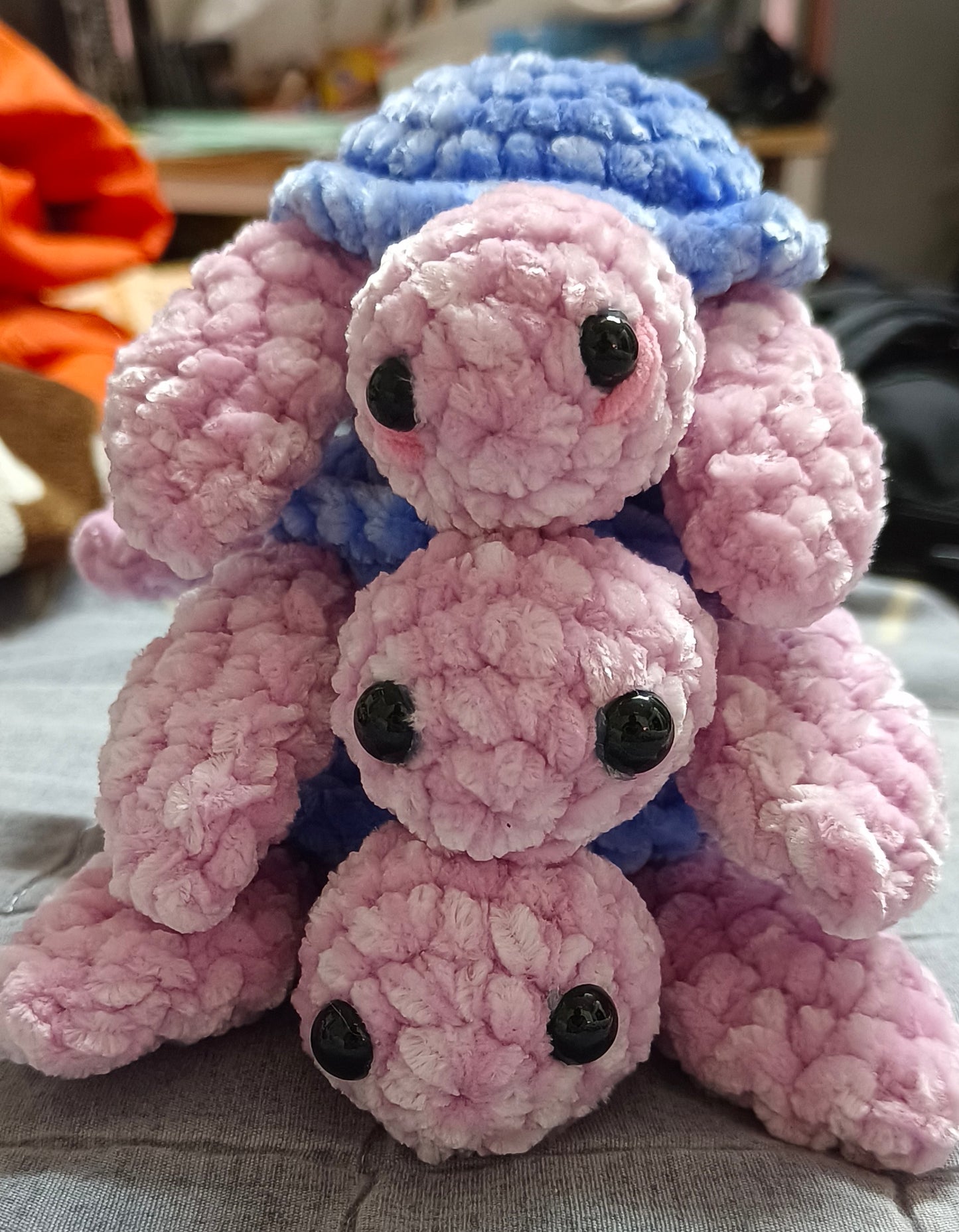 Crochet Sea Turtle Plushie, Crochet Animal toy, Handmade gift