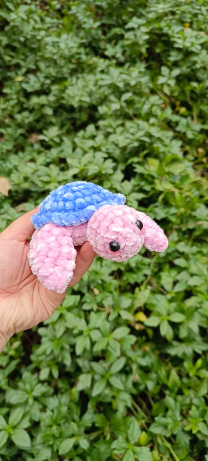 Crochet Sea Turtle Plushie, Crochet Animal toy, Handmade gift