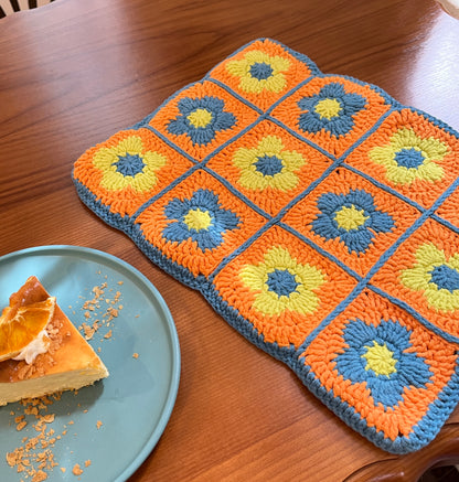 Crochet 13in Laptop Sleeve, Cute Flower MacBook Air Case, Eco Friendly Computer Bag, High School Graduation Gift for Her, handmade gift