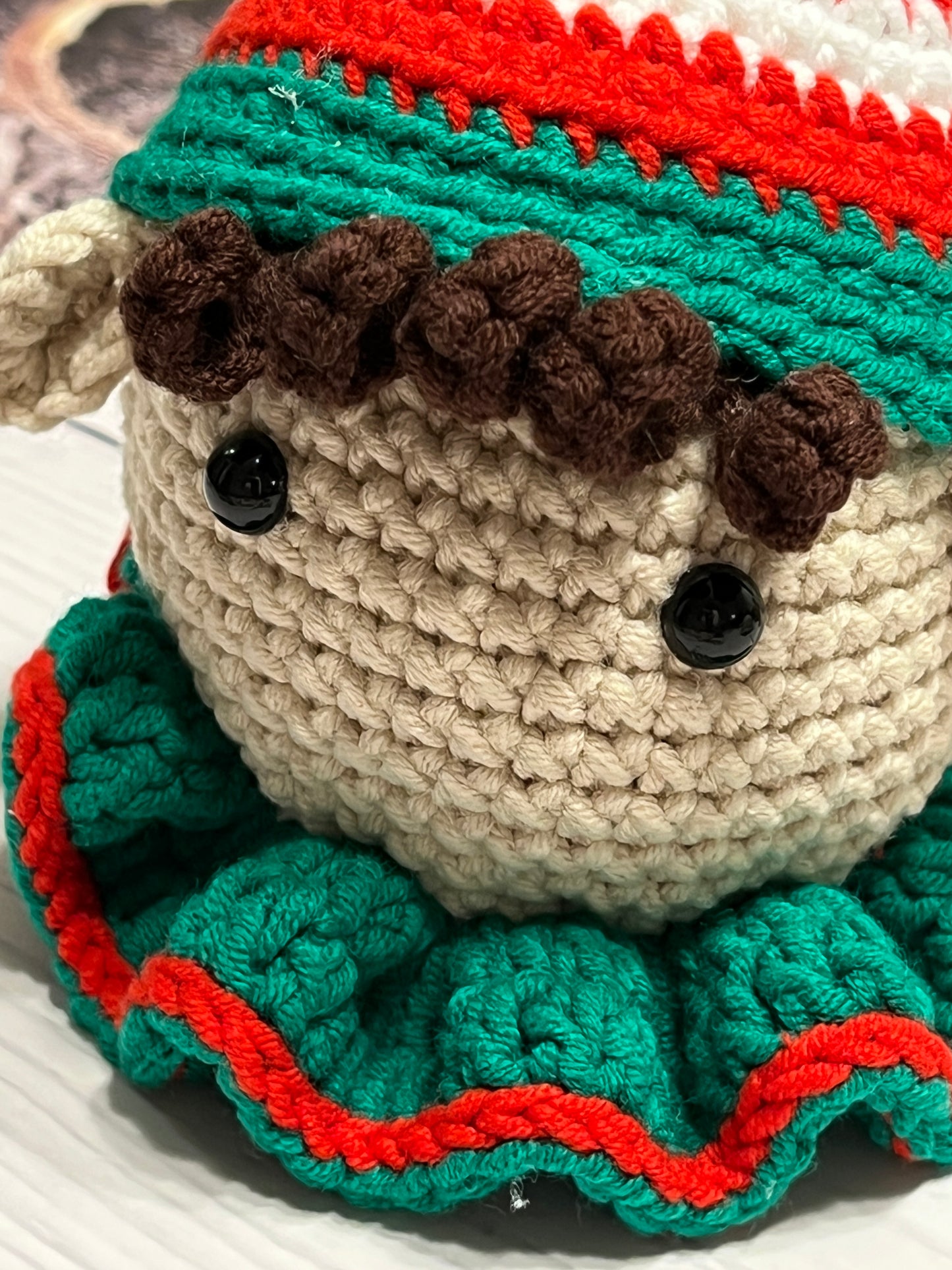 Single or Set of 4 Christmas crochet decor, Christmas ornaments, Christmas gift