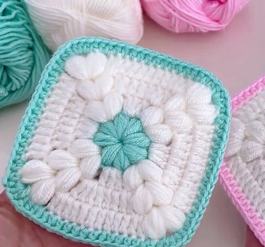 Classic Granny Square Crochet pattern III--Granny square bag--Granny square blanket