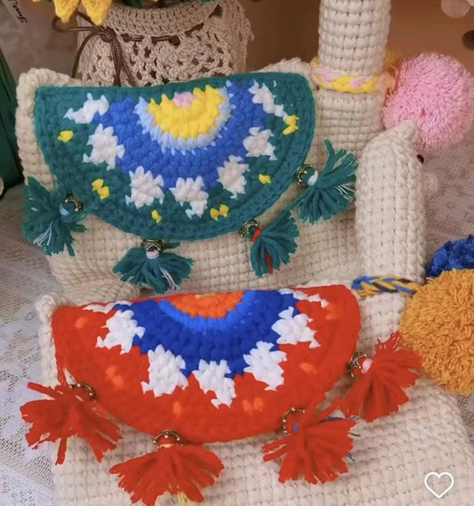 Alpaca crossbody crochet bag, Animal bag, handmade gifts