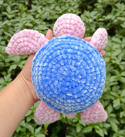 Crochet Sea Turtle Plushie, Crochet Animal toy, Handmade gift