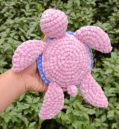 Crochet Sea Turtle Plushie, Crochet Animal toy, Handmade gift