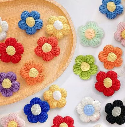 Crochet Puff Flower Pattern, Crochet Puff Stitch Pattern, Crochet Easy Flower Tutorial, Crochet DIY Yarn Puff Stitch Flower Pattern