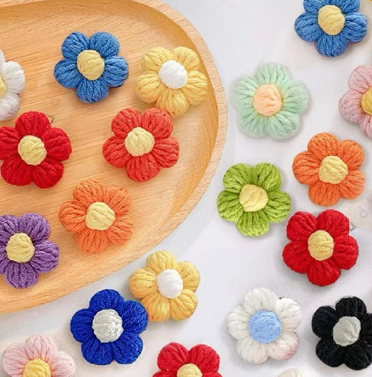 Crochet Puff Flower Pattern, Crochet Puff Stitch Pattern, Crochet Easy Flower Tutorial, Crochet DIY Yarn Puff Stitch Flower Pattern