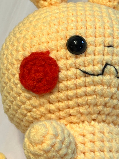 Pikachu crochet plushie, cute crochet Amigurumi, Pikachu Toy, Handmade gift