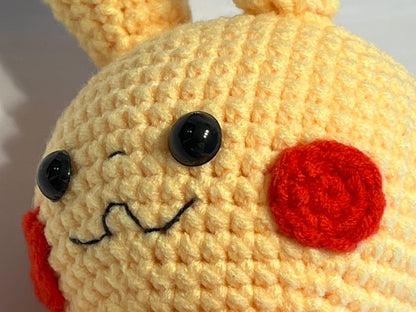 Pikachu crochet plushie, cute crochet Amigurumi, Pikachu Toy, Handmade gift